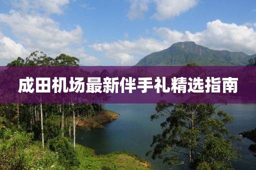 成田機場最新伴手禮精選指南