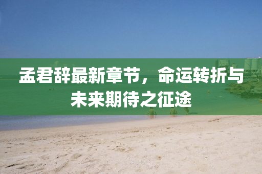 孟君辭最新章節(jié)，命運(yùn)轉(zhuǎn)折與未來期待之征途