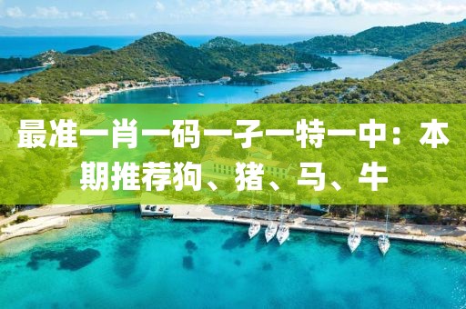 最準一肖一碼一孑一特一中：本期推薦狗、豬、馬、牛