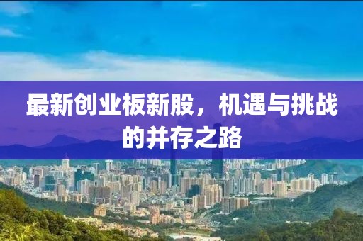 最新創(chuàng)業(yè)板新股，機(jī)遇與挑戰(zhàn)的并存之路
