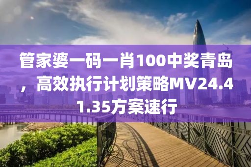 管家婆一碼一肖100中獎(jiǎng)青島，高效執(zhí)行計(jì)劃策略MV24.41.35方案速行